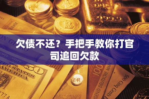 武汉欠债不还？手把手教你打官司追回欠款