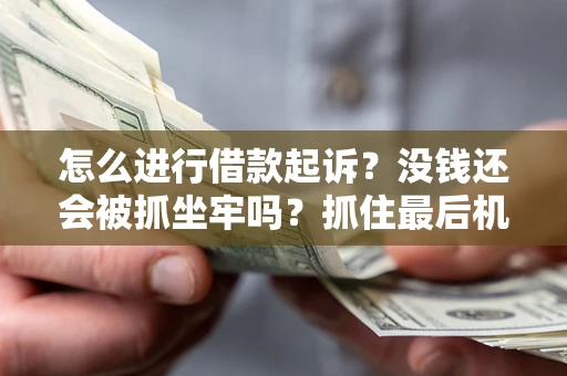 武汉怎么进行借款起诉？没钱还会被抓坐牢吗？抓住最后机会！