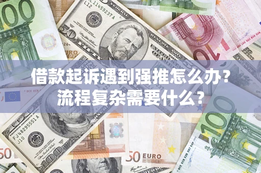武汉借款起诉遇到强推怎么办？流程复杂需要什么？