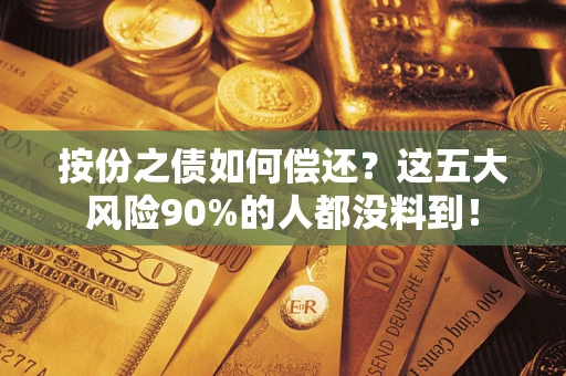 武汉按份之债如何偿还？这五大风险90%的人都没料到！