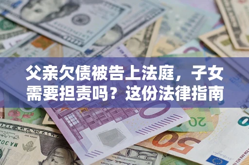 武汉父亲欠债被告上法庭，子女需要担责吗？这份法律指南必须看完