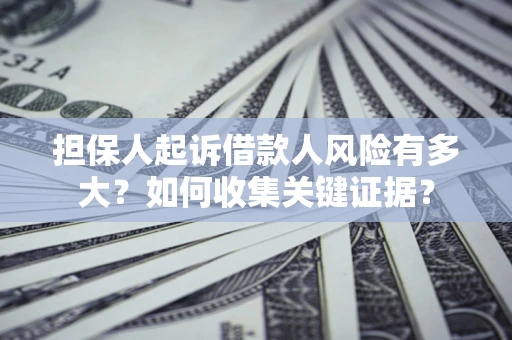 武汉担保人起诉借款人风险有多大？如何收集关键证据？